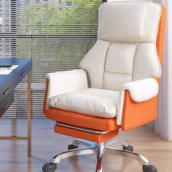Поворотные салоны Офисные стулья Откидывающиеся Индивидуальный пол Удобные стулья на колесиках Дизайнерские колеса Мебель Cadeira MQ50BG