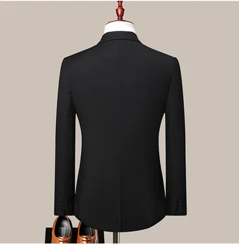 Полный костюм Мужчины Бизнес 3 шт. Костюмные комплекты / Мужской жених Свадебный банкет Сплошной цвет Высококачественный костюм высокого качества (куртка + жилет + брюки) Полный костюм Мужчины Бизнес 3 шт. Костюмные комплекты / Мужской жених Свадебный банкет Сплошной цвет Высококачественный костюм высокого качества (куртка + жилет + брюки) 4