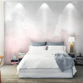 пользовательские скандинавские абстрактные небесные облака 3D художественные обои для украшения гостиной спальни телевизор фон стена ткань фрески обои