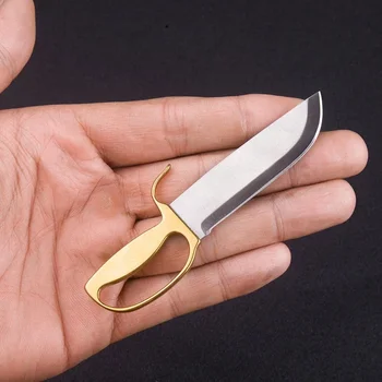  Портативный мини-открытый кемпинг высокой твердости Нескладной нож Изысканный нож для распаковки экспресс-коробки