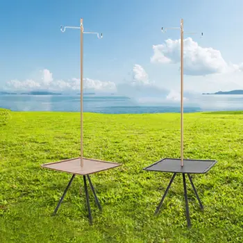 Портативный стол для пикника Складной квадратный стол для палатки из алюминиевого сплава Квадратный стол для пляжа из алюминиевого сплава Складной стол для палатки для