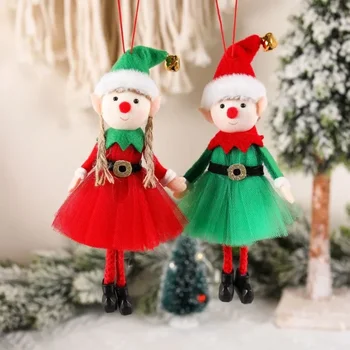 Продам Новые Креативные Рождественские Милые Сказочные Куклы Маленькие Висячие Елочные Украшения Аксессуары