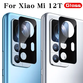  Протектор объектива камеры для Xiaomi MI 12T 3D Полная крышка Прозрачная защитная пленка для объектива Защита от царапин Закаленное стекло для Xiaomi 12T