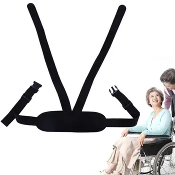 Ремни безопасности для инвалидных колясок Дышащие регулируемые эластичные ремни и ремень безопасности для инвалидной коляски Заднее сиденье Плечо Фиксация Скоба Грудь