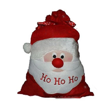 Роскошная снежинка бархатные рождественские украшения сумки Санта-Клауса Рождественские мешки Санта-Клаус мешок 2023