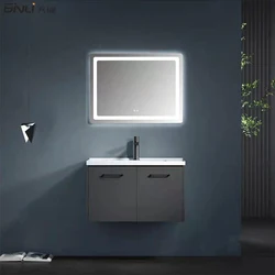  светодиодное умное зеркало для ванны с защитой от запотевания, настенное умывальник из нержавеющей стали для ванной комнаты  светодиодное умное зеркало для ванны с защитой от запотевания, настенное умывальник из нержавеющей стали для ванной комнаты 4
