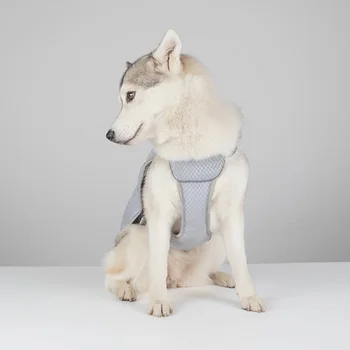  Светоотражающий охлаждающий жилет для собак с быстрой охлаждающей курткой для маленьких и больших собак, одежда для лета на открытом воздухе, дышащий жилет для домашних животных