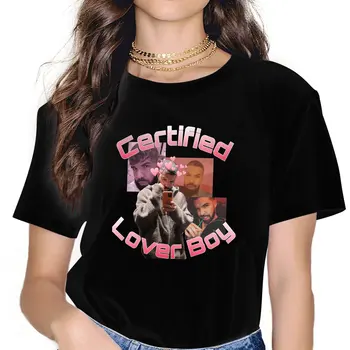 Сертифицированный любовник Мальчик BBL Drake Женская одежда Drake Графические женские футболки Винтаж Графические свободные топы Футболка Kawaii Girl Уличная одежда