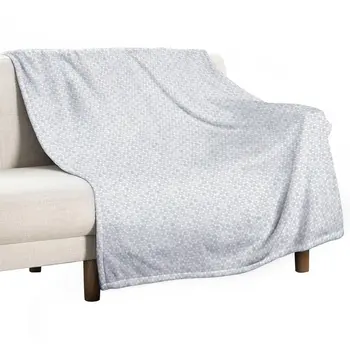  Серый, зеленый и белый шестиугольный блок с принтом Одеяло Плед Мягкие постельные одеяла Одеяло для пикника Пушистое одеяло