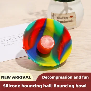 Силиконовый прыгающий вентилятор цветной прыгающая чаша на открытом воздухе детский мяч для снятия стресса эластичный мяч отскок мяч популярная игрушка для подарка на вечеринку Силиконовый прыгающий вентилятор цветной прыгающая чаша на открытом воздухе детский мяч для снятия стресса эластичный мяч отскок мяч популярная игрушка для подарка на вечеринку 5