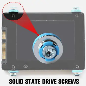  синий винт подходит для жесткого диска HP Винты 3,5 дюйма и 2,5 дюйма Механический твердотельный накопитель SSD Винт для рабочего стола