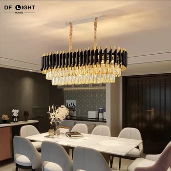 Современные люстры светильники для спальни гостиная хрустальная люстра столовая светодиодные светильники кухня хрустальный свет проход потолочный светильник