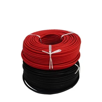 фотоэлектрический кабель солнечный кабель красный и черный для солнечной энергосистемы 1500 В 2,5 мм² / 4 мм² / 6 мм² (14/12/10AWG )Одобрение TUV UL 10 м/лот