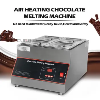 Цифровой дисплей Машина для плавления шоколада с воздушным нагревом Двухсетчатый подогреватель шоколада Плавильная печь для шоколада Плавленый сыр Теплое молоко