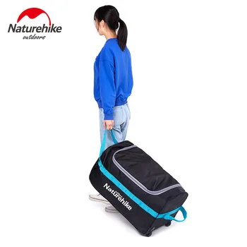 Чемодан Naturehike 110L Спортивная сумка на колесиках Складная сумка для хранения на открытом воздухе Палатка для путешествий Снаряжение для кемпинга большой портативный мешок для мусора