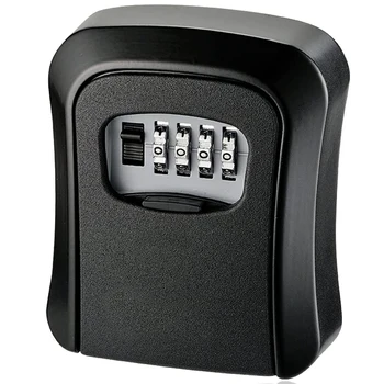 Ящик для замка с ключами Органайзер для шкафа с ключами Настенный водонепроницаемый сейф для хранения ключей с монтажным комплектом