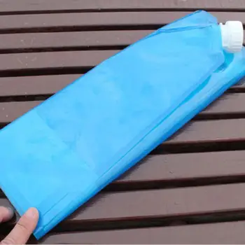 Гибкий складной складной мешок для воды Бутылка для хранения на открытом воздухе Барбекю Пир Вода Сумки Кемпинг Пешие прогулки Спорт Развлечения